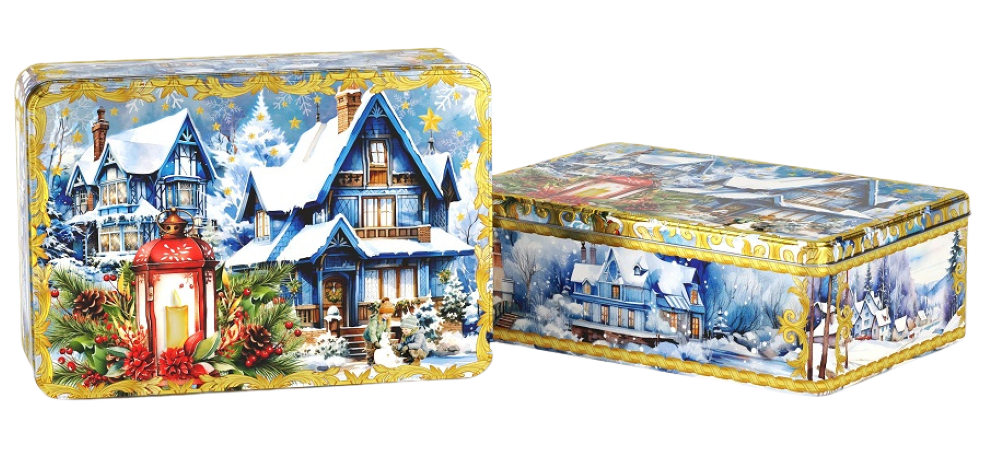 Новорічний подарунок NEW 2026 "Будиночок Санти" 1020 грам ТМ Майстерня подарунків